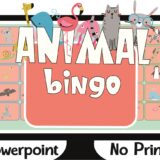Monsters Bingo Interactive Powerpoint Game, Distance Learning