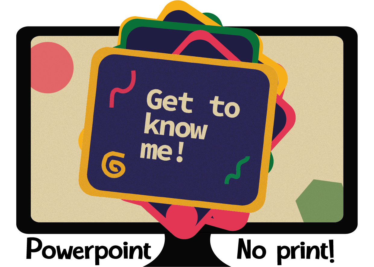 Get to know me! conversation starters Interactive Powerpoint Presentation